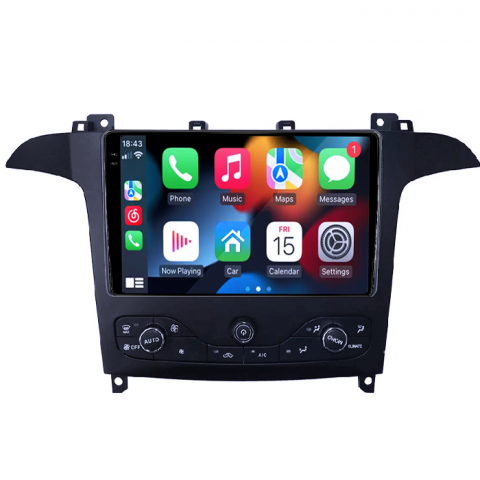 Navigatie dedicata Ford S-Max 2007-2008, 12GB RAM 256GB ROM, Android 14, Rezolutie 2K, Display QLED 9", DSP, Carplay&Android Auto, SIM 4G, Ventilator Activ, Suport Camere 360 [4]