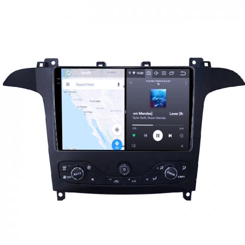 Navigatie dedicata Ford S-Max 2007-2008, 12GB RAM 256GB ROM, Android 14, Rezolutie 2K, Display QLED 9", DSP, Carplay&Android Auto, SIM 4G, Ventilator Activ, Suport Camere 360 [2]