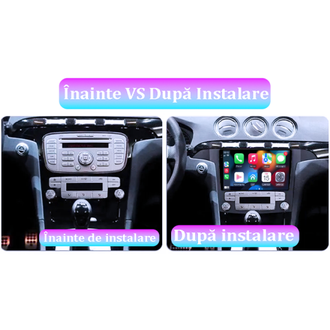 Navigatie dedicata Ford S-Max 2008-2010, 4GB RAM 64GB ROM, Procesor Qualcomm Octacore, Android 14, Rezolutie 2K, Display QLED 9", DSP, Carplay&Android Auto, SIM 4G [6]