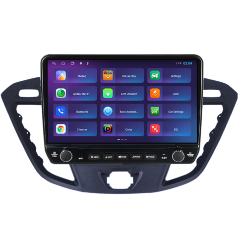 Navigatie dedicata Ford Transit 2013-2018Tesla cu butoane rotative model 2024, 4GB RAM 64GB ROM, Procesor Quadcore, Android 14, Display QLED 10", DSP, Carplay&Android Auto [3]