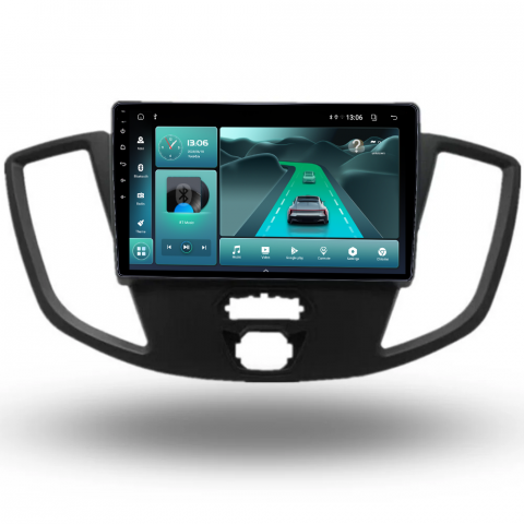 Navigatie dedicata Ford Transit 2012-2019, 4GB RAM 64GB ROM, Octacore, Android 13, Display QLED 9", DSP, Carplay, Android Auto, Internet, Youtube, Waze, WIFI, Bluetooth [2]