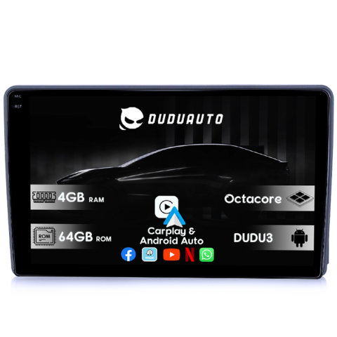 Navigatii Dedicate - Navigatie dedicata Ford Custom 2013-2022, DUDU3, 4GB RAM 64GB ROM, Octacore, Platforma 8581, Android, Display QLED 9", DSP, Carplay&AndroidAuto