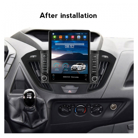 Navigatie dedicata Ford Transit 2013-2018 ,Tesla Style, ANDROID 13,Carplay&Android Auto, 10 inch , 8+128GB, Internet, Aplicatii, Waze, Gps [3]