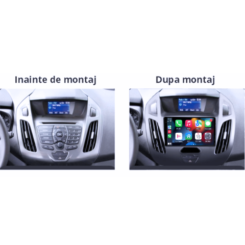 Navigatie dedicata Ford Transit Connect 2015, 4GB RAM 64GB ROM, Procesor Qualcomm Octacore, Android 14, Rezolutie 2K, Display QLED 9", DSP, Carplay&Android Auto, SIM 4G [6]