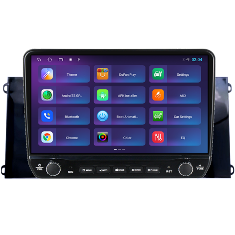 Navigatie dedicata Ford Transit PRO 2022 Tesla cu butoane rotative model 2024, 4GB RAM 64GB ROM, Procesor Quadcore, Android 14, Display QLED 10", DSP, Carplay&Android Auto [4]