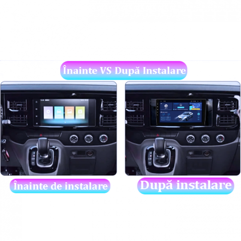 Navigatie dedicata Ford Transit PRO 2022, 4GB RAM 64GB ROM, Quadcore, Android 14, Display QLED 1K 9", DSP, Carplay&Android Auto, Suport camere AHD [4]