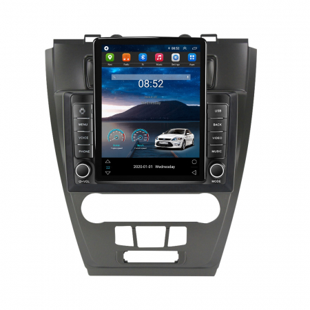 Ford - Navigatie dedicata Ford Fusion Mondeo 2009-2012 ,Tesla Style, ANDROID 13,Carplay&Android Auto, 10 inch , 8+128GB, Internet, Aplicatii, Waze, Gps