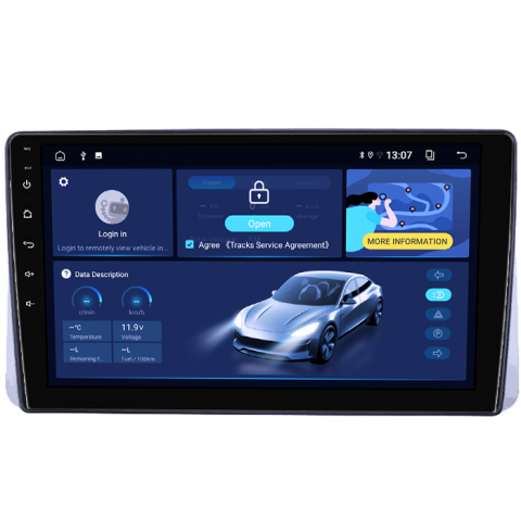 Navigatie dedicata Grand Voyager 2013-2016, 8GB RAM 128GB ROM, Octacore, Platforma TS18, Android 13, Display QLED 9”, Suporta camera 360º, DSP, Carplay&Android Auto, SIM 4G, Ventilator Activ [1]