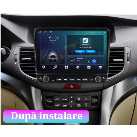 Navigatie dedicata Honda Accord 8 2008-2013 Tesla cu butoane rotative model 2024, 4GB RAM 64GB ROM, Procesor Quadcore, Android 14, Display QLED 10", DSP, Carplay&Android Auto [3]