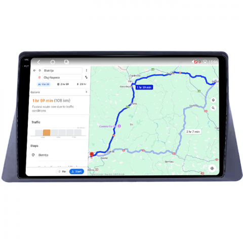 Navigatie dedicata Honda Accord 8th 2008-2013, 4GB RAM 64GB ROM, Octacore, Android 14, Display QLED 1K 10", Carplay&Android Auto, SIM 4G, Ventilator Activ [4]