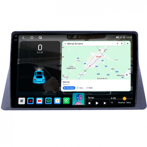 Navigatie dedicata Honda Accord 8th 2008-2013, 4GB RAM 64GB ROM, Octacore, Android 14, Display QLED 1K 10", Carplay&Android Auto, SIM 4G, Ventilator Activ [1]