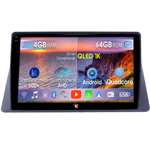 Honda - Navigatie dedicata Honda Accord 8th 2008-2013, 4GB RAM 64GB ROM, Octacore, Android 14, Display QLED 1K 10", Carplay&Android Auto, SIM 4G, Ventilator Activ