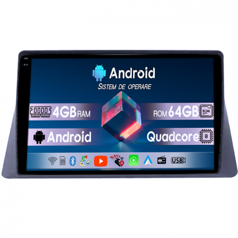 Honda - Navigatie dedicata Honda Accord 8th 2008-2013, 4GB RAM 64GB ROM, Quadcore, Android 14, Display QLED 1K 10", DSP, Carplay&Android Auto, Suport camere AHD