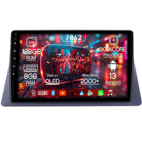 Honda - Navigatie dedicata Honda Accord 8th 2008-2013, 8GB RAM 128GB ROM, Octacore, Platforma 7862,Android 13, Display QLED 10”, Suporta camera 360º, DSP, Carplay&Android Auto, SIM 4G, Ventilator Activ