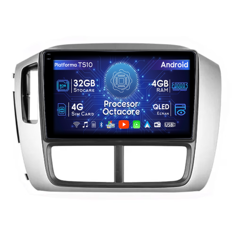 Pilot 2005-2008 - Navigatie dedicata Honda Pilot 2005-2008, 4GB RAM 32GB ROM, Octacore, Android 14, Display QLED  9", DSP, Carplay&Android Auto, SIM 4G, Bluetooth, Ventilator Activ