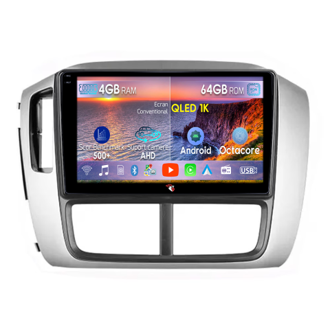 Pilot 2005-2008 - Navigatie dedicata Honda Pilot 2005-2008, 4GB RAM 64GB ROM, Octacore, Android 14, Display QLED  9", Carplay&Android Auto, SIM 4G, Ventilator Activ