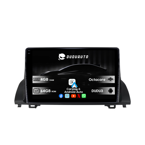 Navigatii Dedicate - Navigatie dedicata Honda Accord X 2018-, DUDU3, 4GB RAM 64GB ROM, Octacore, Platforma 8581, Android, Display QLED 9", DSP, Carplay&AndroidAuto