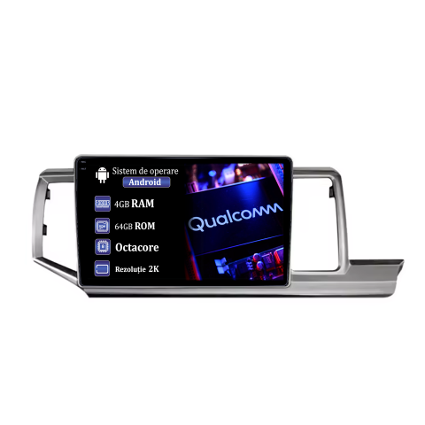 Stepwagen RK1 2009-2015 - Navigatie dedicata Honda Stepwagon RK1 2009- 2015, 4GB RAM 64GB ROM, Procesor Qualcomm Octacore, Android 14, Rezolutie 2K, Display QLED 9", DSP, Carplay&Android Auto, SIM