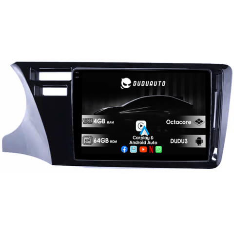 Navigatii Dedicate - Navigatie dedicata Honda City 2014, DUDU3, 4GB RAM 64GB ROM, Octacore, Platforma 8581, Android, Display QLED 9", DSP, Carplay&AndroidAuto
