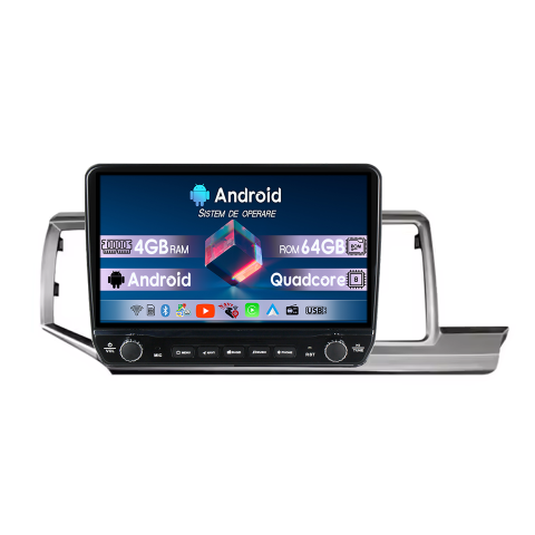Stepwagen RK1 2009-2015 - Navigatie dedicata Honda Stepwagon RK1 2009- 2015 Tesla Cu Butoane Rotative Model 2024, 4GB RAM 64GB ROM, Procesor Quadcore, Android 14, Display QLED 10", DSP, Carplay&Android