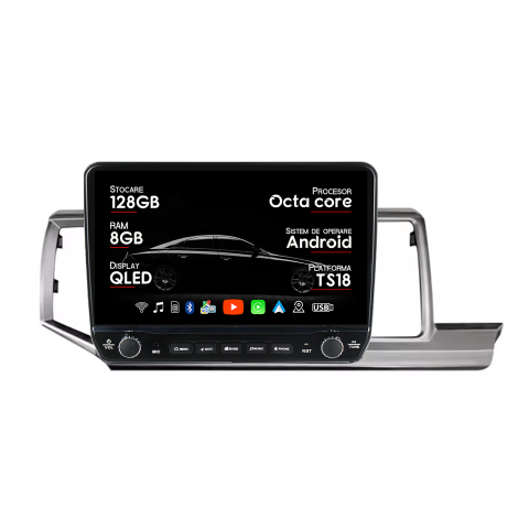 Stepwagen RK1 2009-2015 - Navigatie dedicata Honda Stepwagon RK1 2009- 2015 Tesla Cu Butoane Rotative Model 2024, ANDROID 13, 10 inch , 8+128GB, Internet, Aplicatii, Waze, GPS