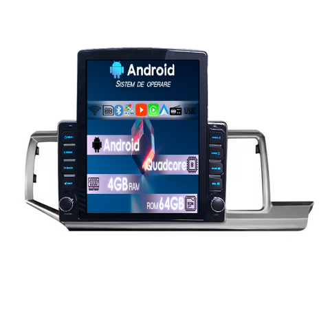 Stepwagen RK1 2009-2015 - Navigatie dedicata Honda Stepwagon RK1 2009- 2015 Tesla Style, 4GB RAM 64GB ROM, Procesor Quadcore, Android 14, Display QLED 9.7", DSP, Carplay&Android Auto