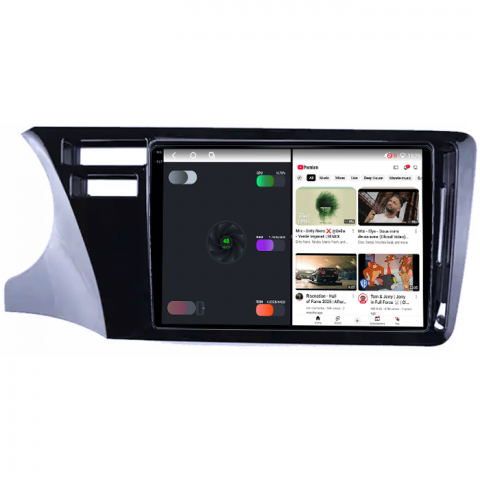 Navigatie dedicata Honda City 2014, 4GB RAM 64GB ROM, Octacore, Android 14, Display QLED 1K 9", Carplay&Android Auto, SIM 4G, Ventilator Activ [2]