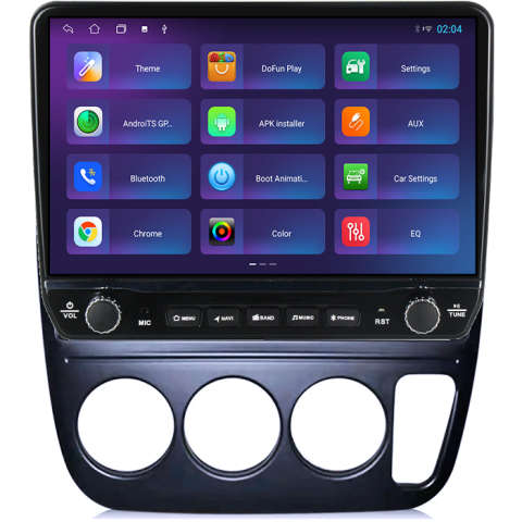 Navigatie dedicata Honda CR-V 1998 Tesla cu butoane rotative model 2024, 4GB RAM 64GB ROM, Procesor Quadcore, Android 14, Display QLED 10", DSP, Carplay&Android Auto [4]