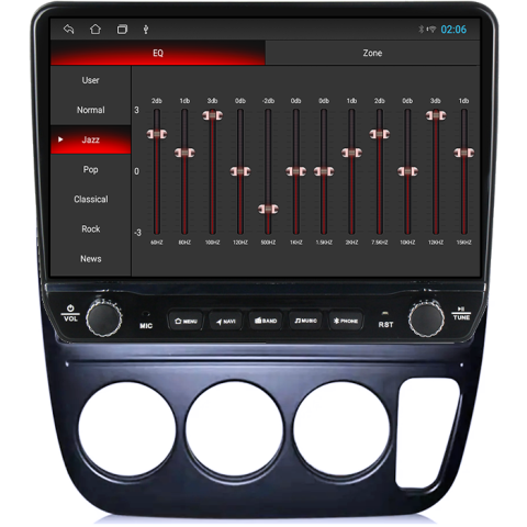 Navigatie dedicata Honda CR-V 1998 Tesla cu butoane rotative model 2024, 4GB RAM 64GB ROM, Procesor Quadcore, Android 14, Display QLED 10", DSP, Carplay&Android Auto [1]