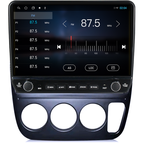 Navigatie dedicata Honda CR-V 1998 Tesla cu butoane rotative model 2024, 4GB RAM 64GB ROM, Procesor Quadcore, Android 14, Display QLED 10", DSP, Carplay&Android Auto [2]