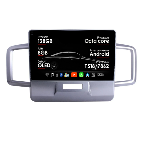 Freed 2008-2016 - Navigatie dedicata Honda Freed 2008-2016, 8GB RAM 128GB ROM, Octacore, Platforma TS18, Android 14, Display QLED 9", Suporta camera 360", DSP, Carplay&AndroidAuto