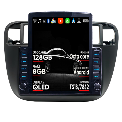 Civic 1995-2001 - Navigatie dedicata Honda Civic 1995-2001 Tesla Style, ANDROID 13, 9.7 inch , 8+128GB, Internet, Aplicatii, Waze, GPS