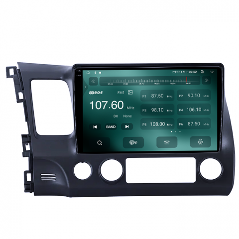 Navigatie dedicata Honda Civic 2006-2011, 4GB RAM 64GB ROM, Quadcore, Android 14, Display QLED 1K 10", DSP, Carplay&Android Auto, Suport camere AHD [2]