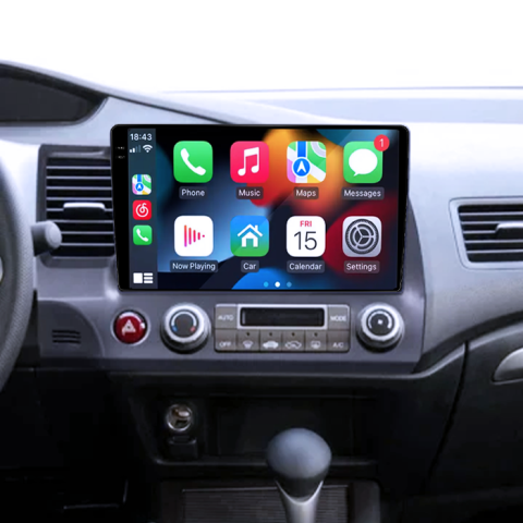 Navigatie dedicata Honda Civic 2006-2011, 4GB RAM 64GB ROM, Procesor Qualcomm Octacore, Android 14, Rezolutie 2K, Display QLED 10", DSP, Carplay&Android Auto, SIM 4G [6]