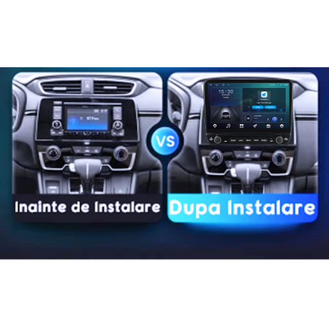 Navigatie dedicata Honda CR-V II 2001-2006 Tesla cu butoane rotative model 2024, 4GB RAM 64GB ROM, Procesor Quadcore, Android 14, Display QLED 10", DSP, Carplay&Android Aut [3]