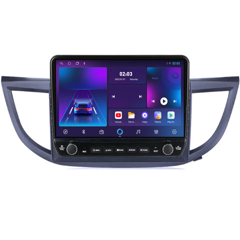 Navigatie dedicata Honda CR-V (2012-2016) Tesla cu butoane rotative model 2024, 4GB RAM 64GB ROM, Procesor Quadcore, Android 14, Display QLED 10", DSP, Carplay&Android Auto [5]