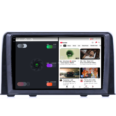 Navigatie dedicata Honda CR-V 2016-2018, 4GB RAM 64GB ROM, Procesor Qualcomm Octacore, Android 14, Rezolutie 2K, Display QLED 9", DSP, Carplay&Android Auto, SIM 4G [3]