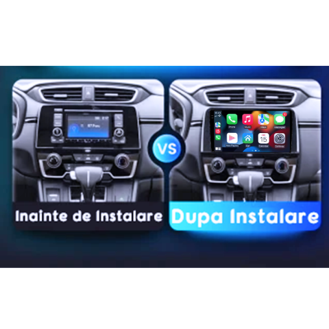 Navigatie dedicata Honda CR-V 2016-2018, 4GB RAM 64GB ROM, Procesor Qualcomm Octacore, Android 14, Rezolutie 2K, Display QLED 9", DSP, Carplay&Android Auto, SIM 4G [6]