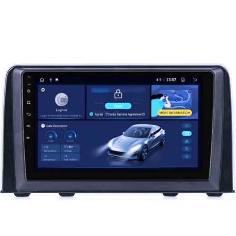 Navigatie dedicata Honda CR-V 2016-2018, 8GB RAM 128GB ROM, Octacore, Platforma TS18, Android 13, Display QLED 9”, Suporta camera 360º, DSP, Carplay&Android Auto, SIM 4G, Ventilator Activ [1]