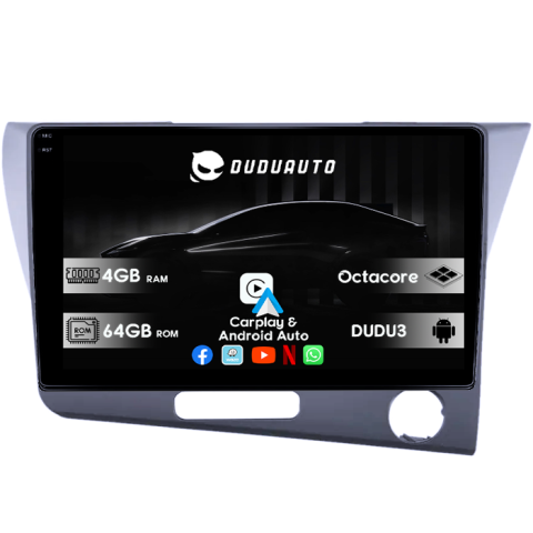 Navigatii Dedicate - Navigatie dedicata Honda CR-Z, DUDU3, 4GB RAM 64GB ROM, Octacore, Platforma 8581, Android, Display QLED 9", DSP, Carplay&AndroidAuto