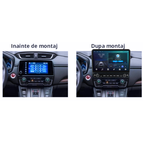 Navigatie dedicata Honda CR-V 2022+ Tesla cu butoane rotative model 2024, 4GB RAM 64GB ROM, Procesor Quadcore, Android 14, Display QLED 10", DSP, Carplay&Android Auto [3]