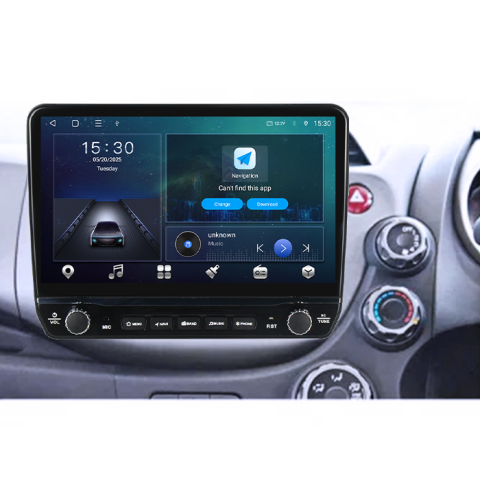 Navigatie dedicata Honda Fit 2008-2013 Tesla cu butoane rotative model 2024, 4GB RAM 64GB ROM, Procesor Quadcore, Android 14, Display QLED 10", DSP, Carplay&Android Auto [4]