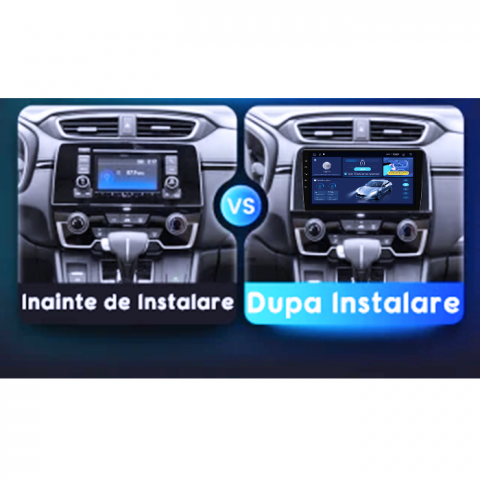 Navigatie dedicata Honda CR-V II 2001-2006, 4GB RAM 64GB ROM, Quadcore, Android 14, Display QLED 1K 9", DSP, Carplay&Android Auto, Suport camere AHD [4]