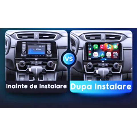 Navigatie dedicata Honda CR-V II 2001-2006, 4GB RAM 64GB ROM, Procesor Qualcomm Octacore, Android 14, Rezolutie 2K, Display QLED 9", DSP, Carplay&Android Auto, SIM 4G [6]