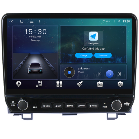Navigatie dedicata Honda CR-V 2006-2012 Tesla cu butoane rotative model 2024, 4GB RAM 64GB ROM, Procesor Quadcore, Android 14, Display QLED 10", DSP, Carplay&Android Auto [6]