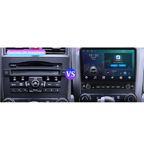 Navigatie dedicata Honda CR-V 2006-2012 Tesla cu butoane rotative model 2024, 4GB RAM 64GB ROM, Procesor Quadcore, Android 14, Display QLED 10", DSP, Carplay&Android Auto [4]