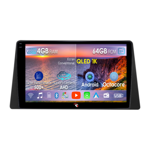 ZR-V 2022+ - Navigatie dedicata Honda ZR-V 2022, 4GB RAM 64GB ROM, Octacore, Android 14, Display QLED 9", DSP, Carplay&Android Auto, SIM 4G, Ventilator Activ