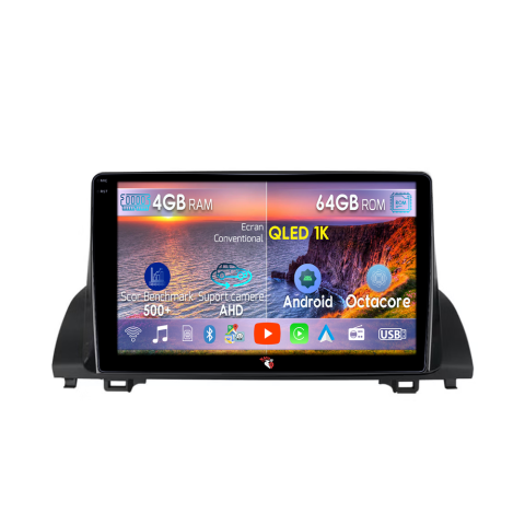 Accord 10 2018- - Navigatie dedicata Honda Accord X 2018-, 4GB RAM 64GB ROM, Octacore, Android 14, Display QLED 9", DSP, Carplay&Android Auto, SIM 4G, Ventilator Activ