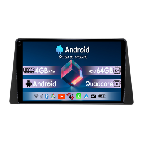 ZR-V 2022+ - Navigatie dedicata Honda ZR-V 2022, 4GB RAM 64GB ROM, Quadcore, Android 14, Display QLED  9", DSP, Carplay&Android Auto, Suport camere AHD