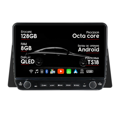ZR-V 2022+ - Navigatie dedicata Honda ZR-V 2022 Tesla Cu Butoane Rotative Model 2024, ANDROID 13, 10 inch , 8+128GB, Internet, Aplicatii, Waze, GPS